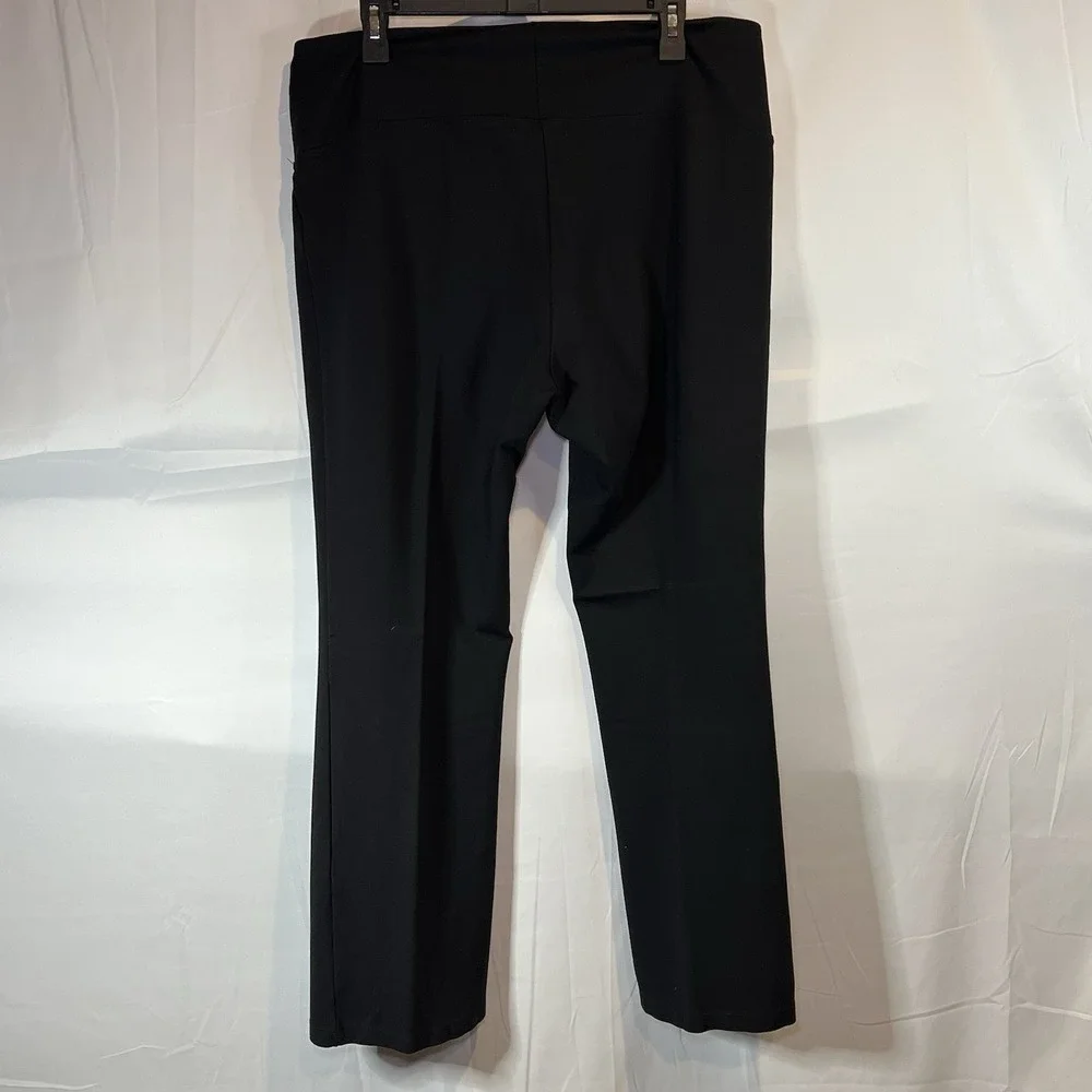 Liz Claiborne Lori Bootcut Legging Secretly Slimming Charcoal Heather XXL‎ 2XL